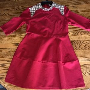 Red dress